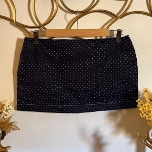 Lola’s Digicam Blue Polka Dot Skirt – Classic Vintage Luxury