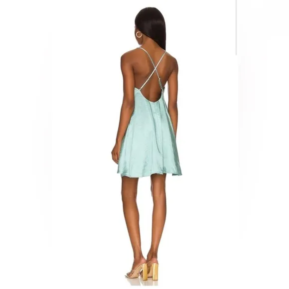 Lovers and Friends Kayleigh Trapeze Dress in Mermaid Green NWT Size Large