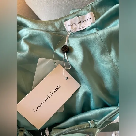 Lovers and Friends Kayleigh Trapeze Dress in Mermaid Green NWT Size Large