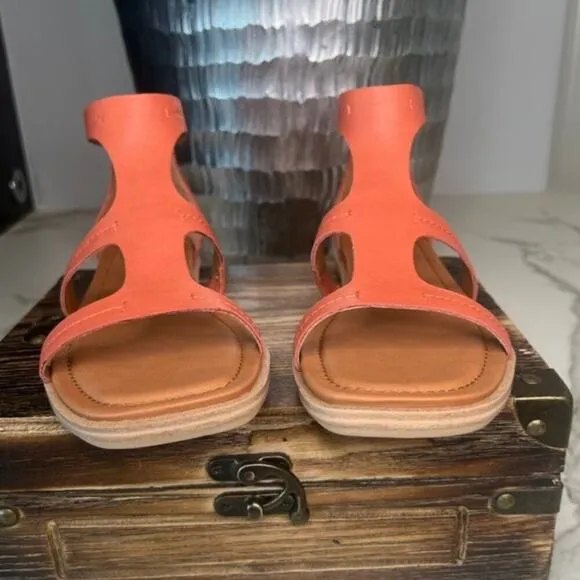 Lucky Brand Nayda Strap Sandals in Cognac