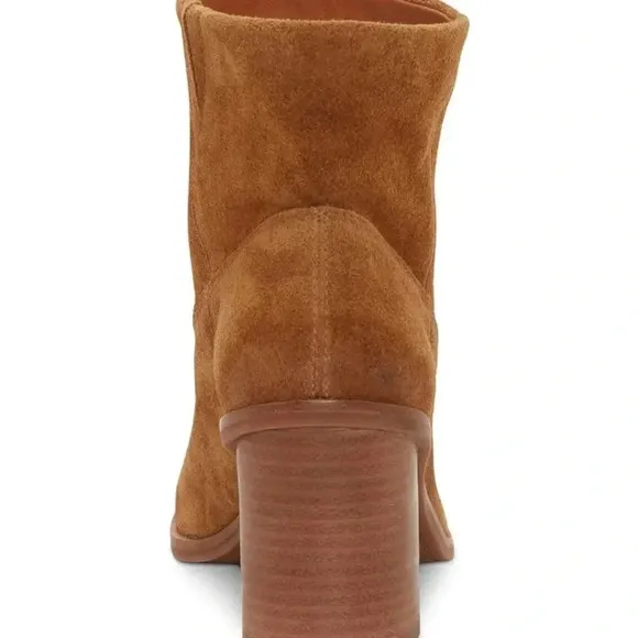 LUCKY BRANDJOZELYN SUEDE ROUND TOE MID-CALF BOOTS