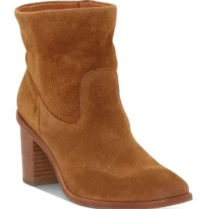 LUCKY BRANDJOZELYN SUEDE ROUND TOE MID-CALF BOOTS