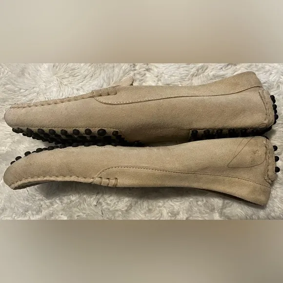 M. Gemi The Felize Suede Latte Tan Loafers Made in Italy Women’s size 40/9.5