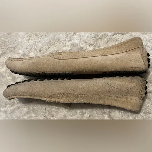 M. Gemi The Felize Suede Latte Tan Loafers Made in Italy Women’s size 40/9.5