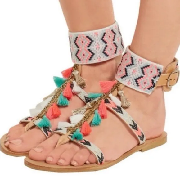 🌷Mabu by Maria BK Embellished Sandals IT 38 (US 7.5-8) NET-A-PORTER - NWT in Box