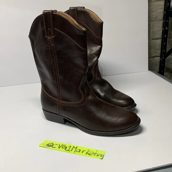 Madden Western Boots BIG Girl's Size 6 1/2 Brown Western Mid-Calf NEW with tag