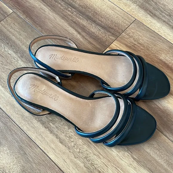 Madewell ~ Addie Sling Back Sandals Women’s Size 7.5