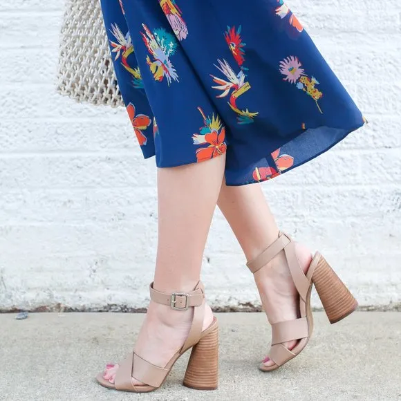 Madewell - Silk Atrium Midi Skirt in Bird of Paradise, Sz 4, Tropic Floral Night