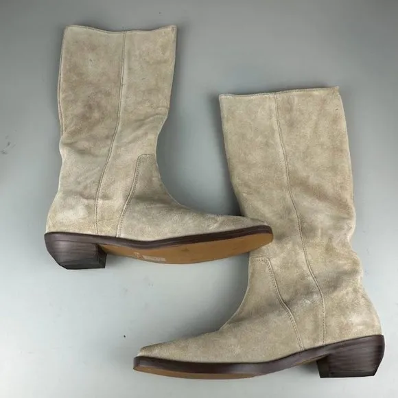 Madewell The Antoine Tall Boot in Maple Seed