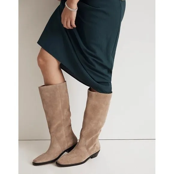 Madewell The Antoine Tall Boot in Maple Seed