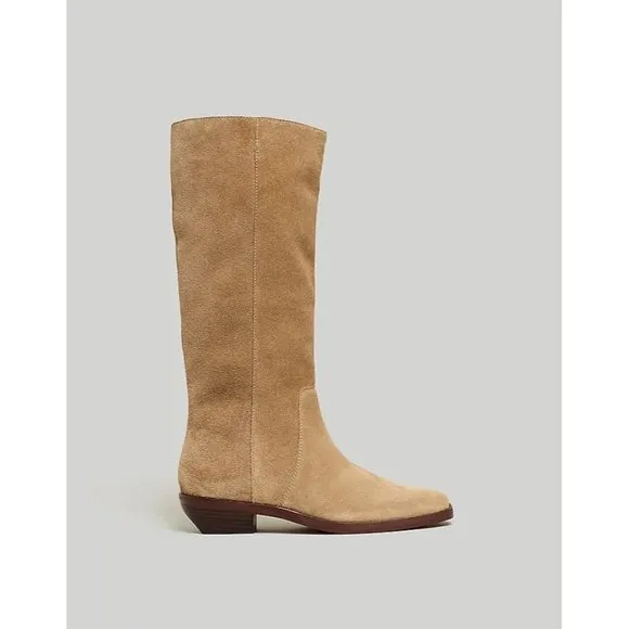 Madewell The Antoine Tall Boot in Maple Seed
