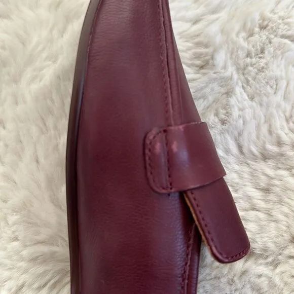 Madewell The Lacey Loafer in Leather Cabernet Size 5