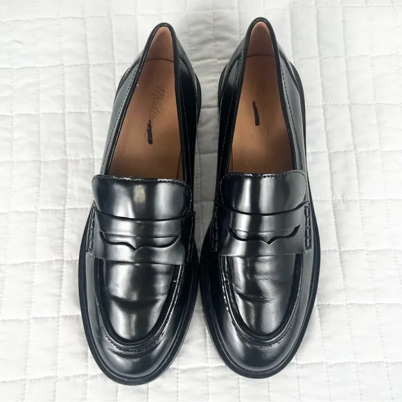 Madewell The Vernon Loafer in True Black Size 9.5