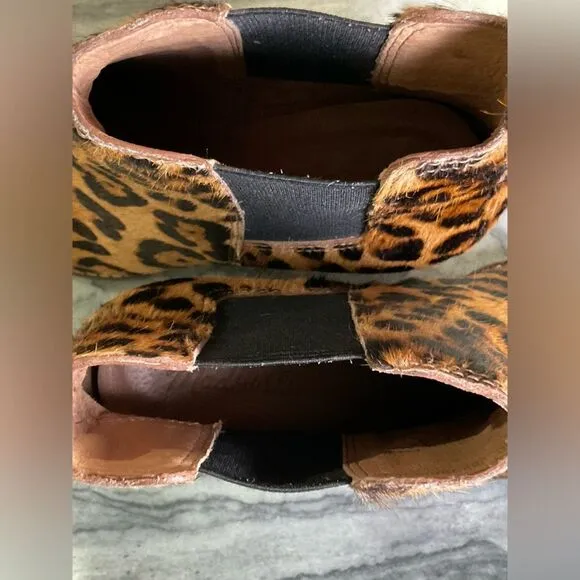 Madewell The Regan Boot in Leopard Calf Hair