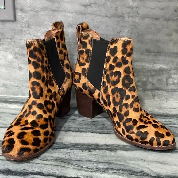 Madewell The Regan Boot in Leopard Calf Hair