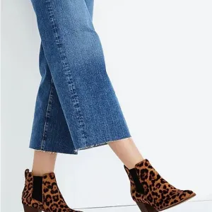 Madewell The Regan Boot in Leopard Calf Hair