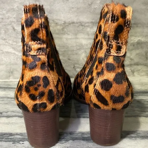 Madewell The Regan Boot in Leopard Calf Hair