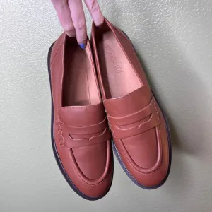 Madewell Vernon Loafers Penny Loafers in Dried Maple