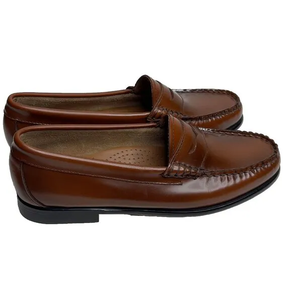 Madewell X $175 G.H.BASS Womens Whitney Weejuns® Penny Loafers Size 9 NG197