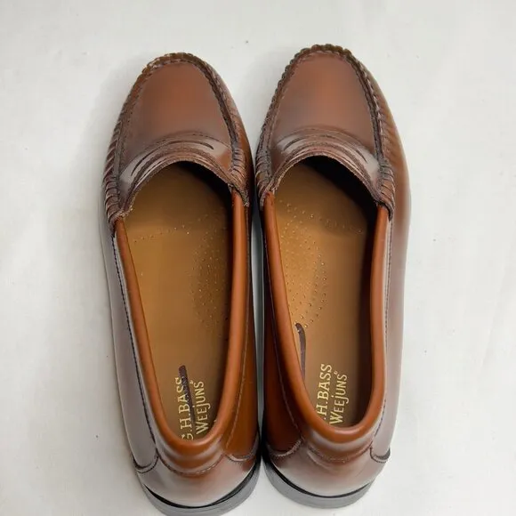 Madewell X $175 G.H.BASS Womens Whitney Weejuns® Penny Loafers Size 9 NG197