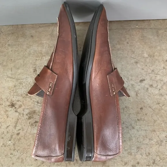 Magnanni Leather Penny Loafers Size 9M