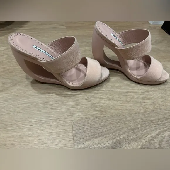 Manolo BlahnikWelli Oscar Sculptural Mule Sandals size IT 40