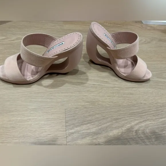 Manolo BlahnikWelli Oscar Sculptural Mule Sandals size IT 40