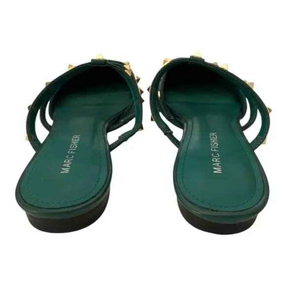 Marc Fisher Amazie Rock Stud Mule Flats Sandals