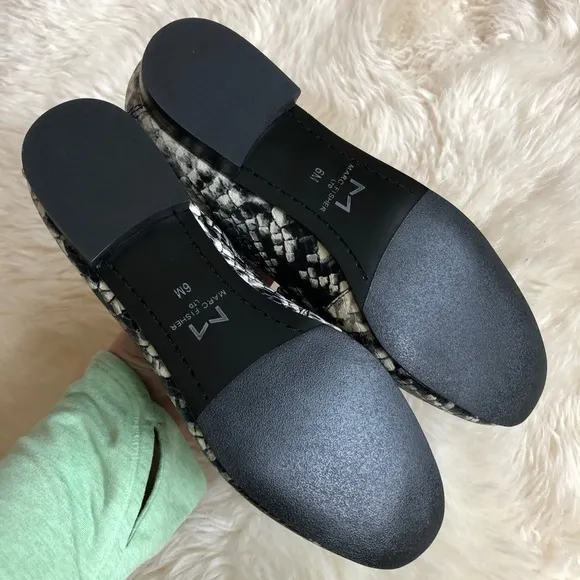 Marc Fisher Chang 2 Snake Embossed Penny Loafer 6