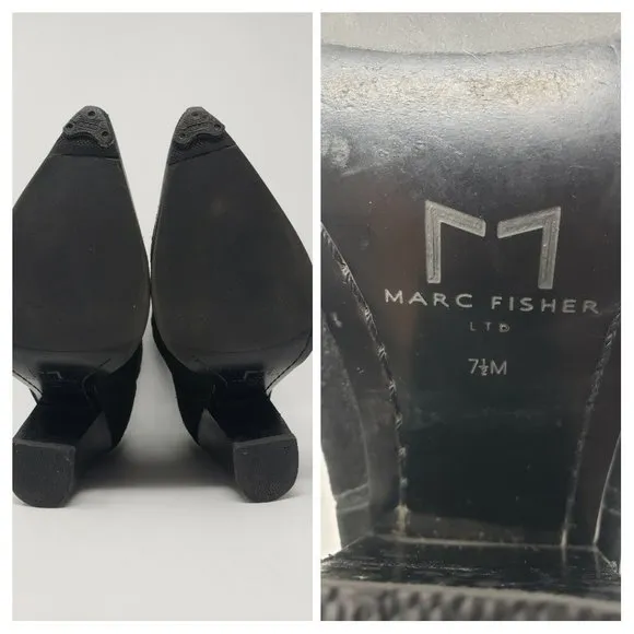 Marc Fisher LTD Black Suede Boots