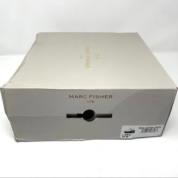 Marc Fisher Tan Rex Leather Platform Wedge Espadrilles Size 10 NIB