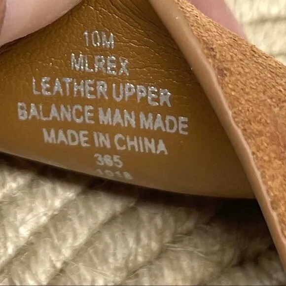 Marc Fisher Tan Rex Leather Platform Wedge Espadrilles Size 10 NIB