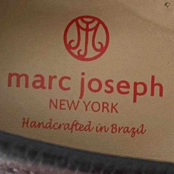 🆕🥿Marc Joseph East Village Brown Grainy Leather Penny Loafers Women 7.5