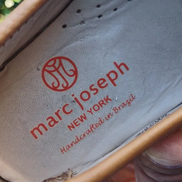 MARC JOSEPH, GIRLS LEXINTON PLUSH PEBBLE LEATHER DOUBLE BiIT DRIVER SLIP ON