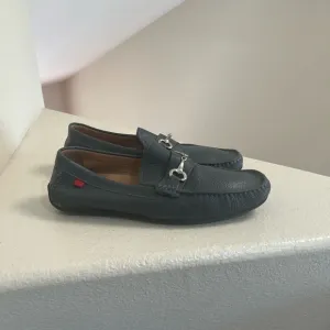 Marc Joseph Men's Shoes grey Size‎  13 Mulberry St. Leather Driving loafers
