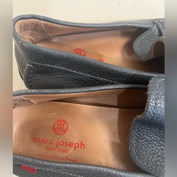 Marc Joseph Men's Shoes grey Size‎  13 Mulberry St. Leather Driving loafers