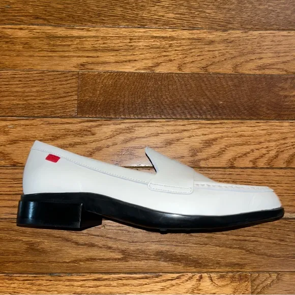 Marc Joseph New York Lafayette Penny Loafers Off- White Napa Women’s Size 7