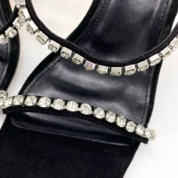 Marc Fisher Women's Dezzi Embellished Strappy High Heel Sandals Size 9 New