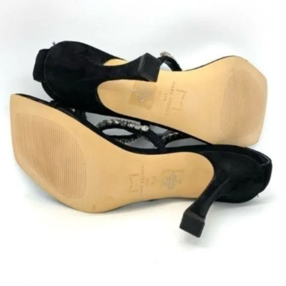 Marc Fisher Women's Dezzi Embellished Strappy High Heel Sandals Size 9 New