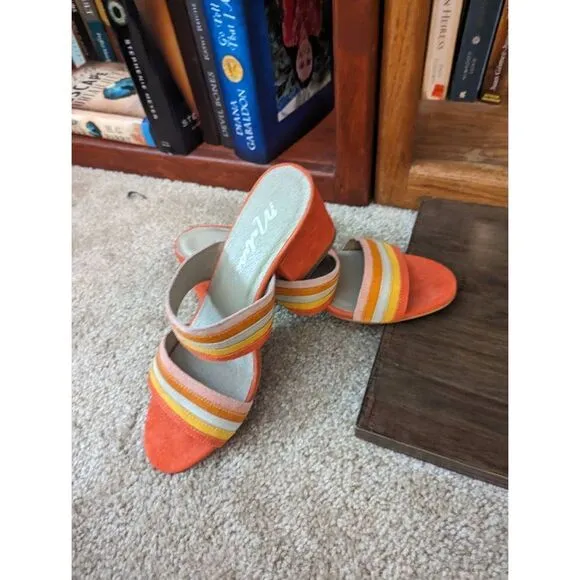Matisse Bonita multicolored suede open toe sandals sz 9m new no box
