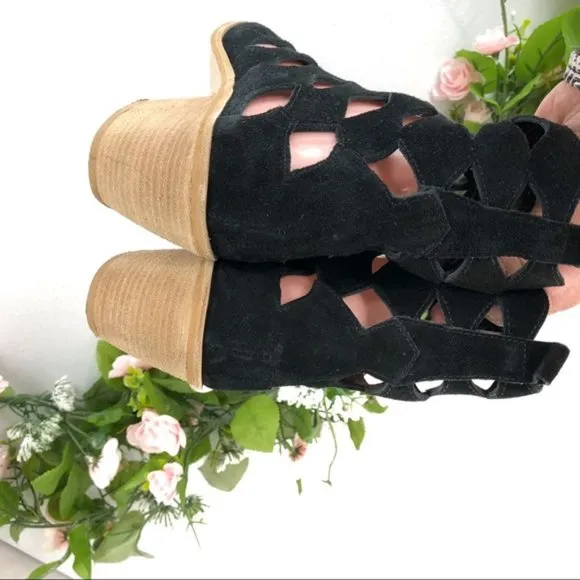Matisse made in Brazil black sandals size 8 M