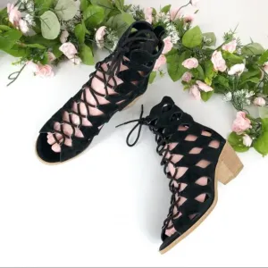 Matisse made in Brazil black sandals size 8 M