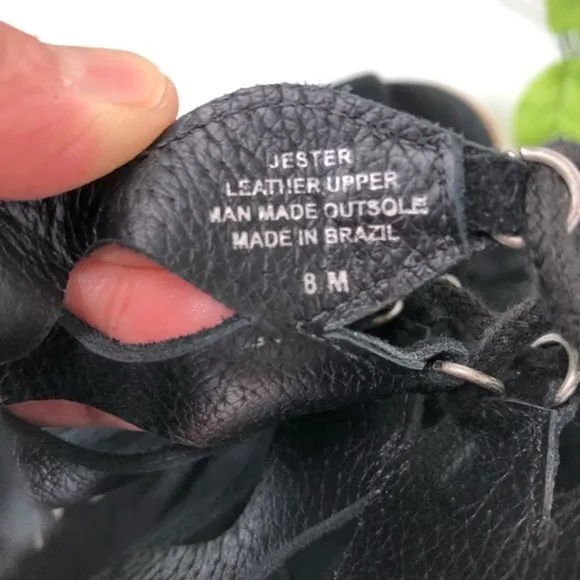 Matisse made in Brazil black sandals size 8 M