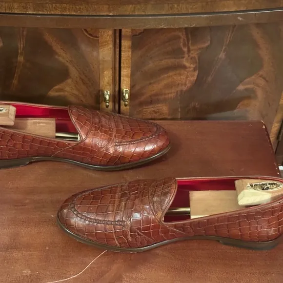 Maus and Hoffman Crocodile Loafers