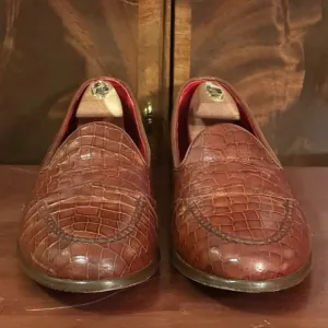 Maus and Hoffman Crocodile Loafers
