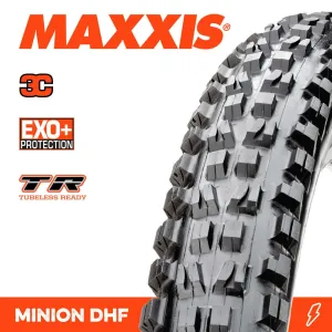 Maxxis Tyre Minion DHR II 27.5 X 2.40 WT 3C Grip EXO  TR Fold 60TPI E-25