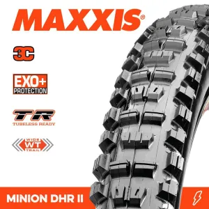 Maxxis Tyre Minion DHR II 29 X 2.40 WT 3C Grip EXO  TR Fold 60TPI E-25