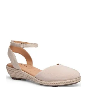 Me Too Nikkie Elastic Closed Toe Ankle Strap Wedge Espadrilles - Size 10 M