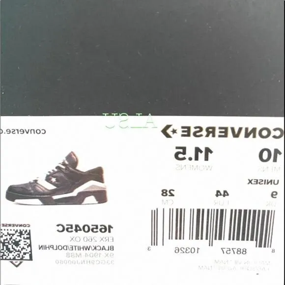 💖MEGA SALE💖Converse ERX 260 Low Leather Men’s Sneakers 165045C 9 Size Black