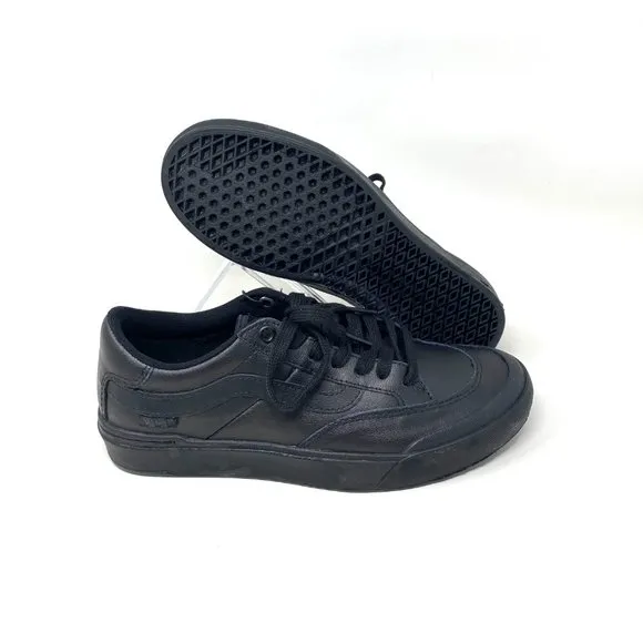 💖MEGA SALE💖Vans Berle   Skateboarding Casual  Women Black Leather VN0A5JIJ9BK